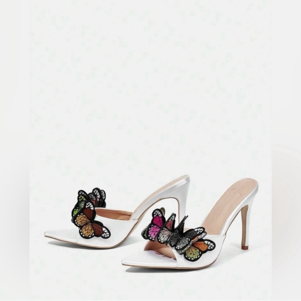 Butterfly Thin High Heeled Sandals